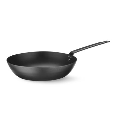 Wok Professionnel en Acier au Carbone ⌀304x530mm, Tous Feux dont Induction, Four 220&deg;C - Hendi