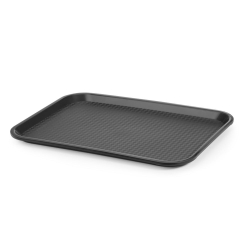 Plateau Fastfood Moyen Noir 305x415x20mm Professionnel | R&eacute;f. 878958 - Hendi