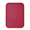 Plateau Fastfood Rectangulaire Rouge 305x415mm - Hendi
