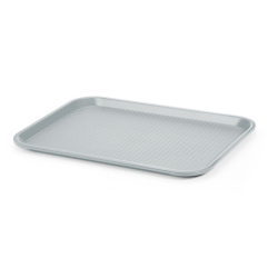 Plateau fast-food rectangulaire moyen gris clair 305x415mm - Hendi