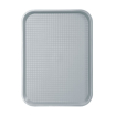 Plateau fast-food rectangulaire moyen gris clair 305x415mm - Hendi
