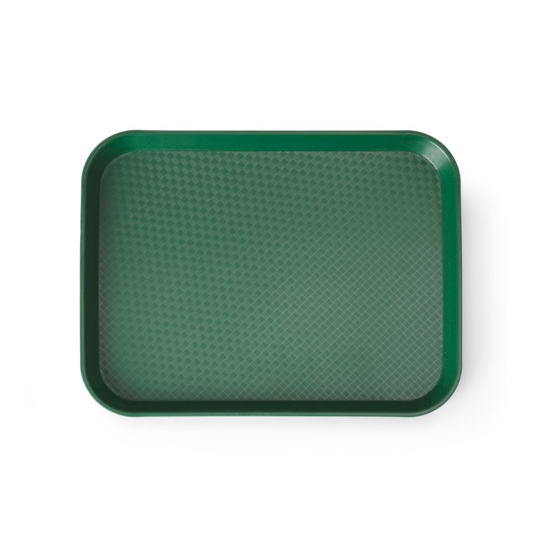 Plateau Fast-Food Petit Vert 265x345x20 mm R&eacute;f&eacute;rence 878736 - Hendi