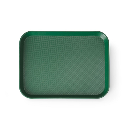 Plateau Fast-Food Petit Vert 265x345x20 mm R&eacute;f&eacute;rence 878736 - Hendi