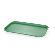 Plateau fastfood polypropyl&egrave;ne GN 1/1, Empilable, Vert, 530x325mm - Hendi