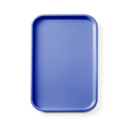 Plateau fast-food Polypropyl&egrave;ne GN 1/1 Bleu, 530x325x20mm - Hendi