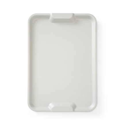 Plateau de Service Professionnel Euronorm Gris Clair avec Poign&eacute;e, 530x370 mm - Hendi