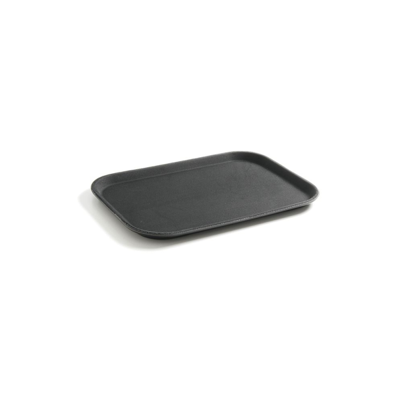 Plateau de service rectangulaire antid&eacute;rapant Noir GN 1/1 530x325mm - Hendi