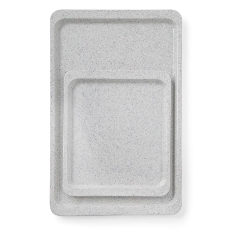 Plateau de service en polyester AmerBox GN 1/2, 325x265mm, Graphite - Hendi