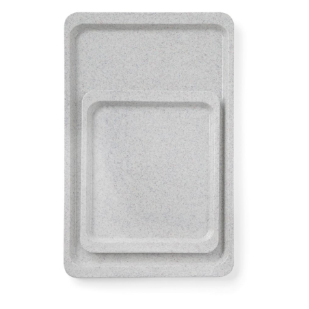 Plateau de service en polyester AmerBox GN 1/2, 325x265mm, Graphite - Hendi