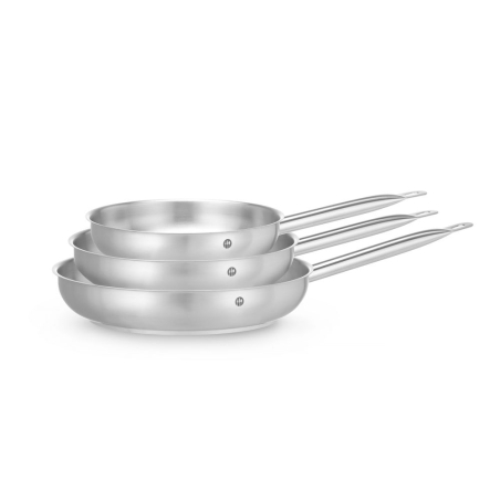 Po&ecirc;le Professionnelle Antiadh&eacute;sive Profi Line, Acier Inox, ⌀240x45mm - Hendi