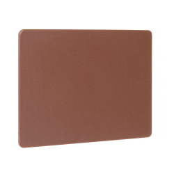 Planche &agrave; D&eacute;couper HACCP Professionnelle, 450x300mm, Marron - Hendi