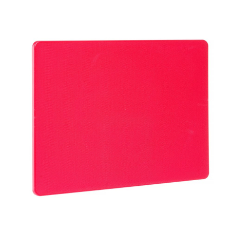 Planche &agrave; D&eacute;couper Professionnelle HACCP Rouge 450x300mm - Hendi