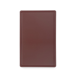 Planche &agrave; D&eacute;couper HACCP Professionnelle GN 1/1, Brun, 530x325mm - Hendi