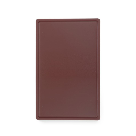 Planche &agrave; D&eacute;couper HACCP Professionnelle GN 1/1, Brun, 530x325mm - Hendi