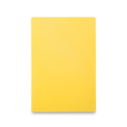 Planche &agrave; D&eacute;couper Professionnelle HACCP Jaune 600x400mm - Hendi