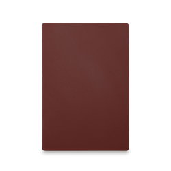 Planche &agrave; D&eacute;couper HACCP Professionnelle, Anti-d&eacute;rapante, Brun, 600x400mm - Hendi