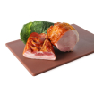 Planche &agrave; D&eacute;couper HACCP Professionnelle, Anti-d&eacute;rapante, Brun, 600x400mm - Hendi