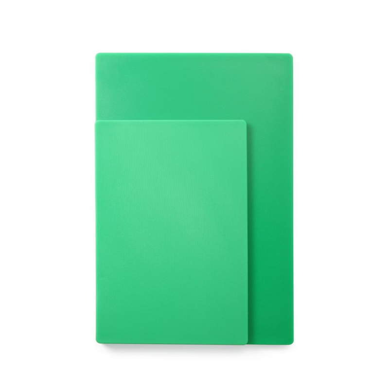 Planche &agrave; D&eacute;couper Professionnelle HACCP Verte 450x300mm - Hendi