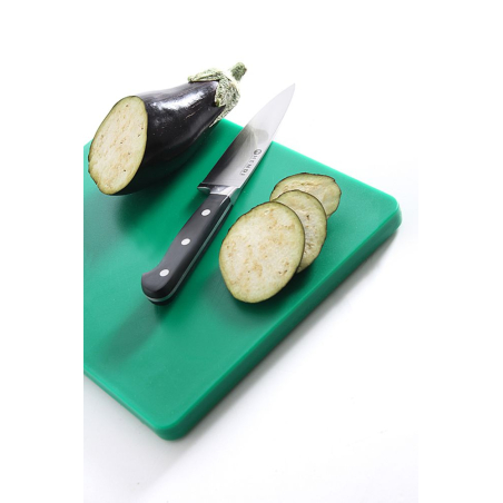 Planche &agrave; D&eacute;couper Professionnelle HACCP Verte 450x300mm - Hendi