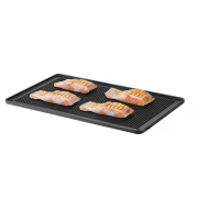 Plaque &agrave; griller rainur&eacute;e aluminium moul&eacute; CONVECTOMAT GN 1/1 (530x325x15mm) - Hendi