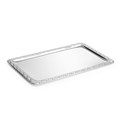 Plateau de banquet GN 1/1 Inox avec bord d&eacute;coratif, 530x325mm - Hendi