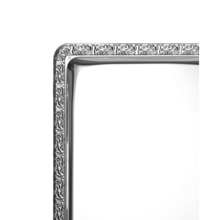 Plateau de banquet GN 1/1 Inox avec bord d&eacute;coratif, 530x325mm - Hendi