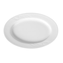 Plat ovale professionnel, 290x200mm, vaisselle de service - Hendi