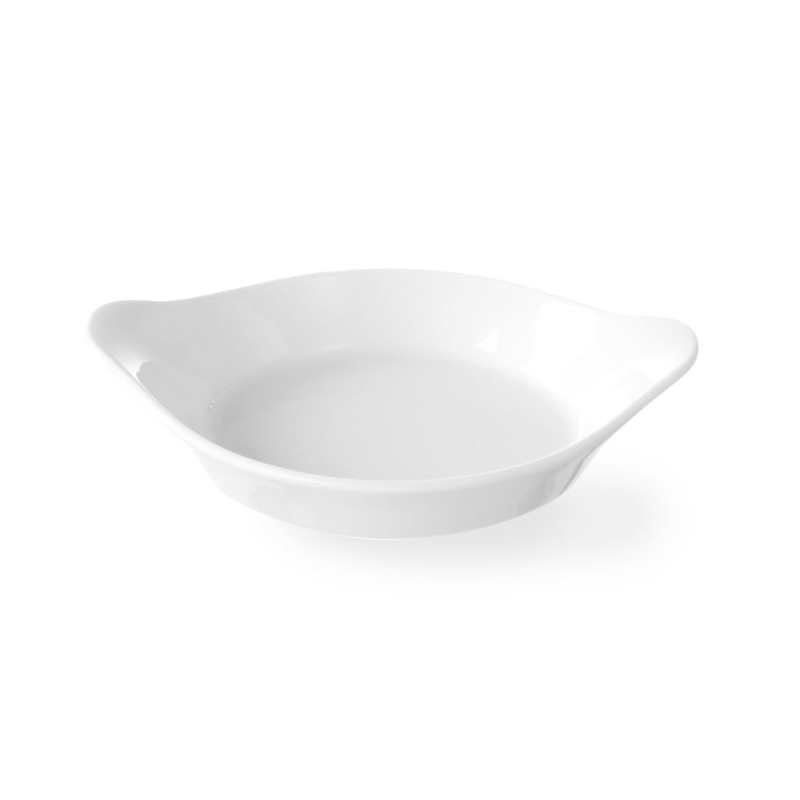 Plat &agrave; Four Rond C&eacute;ramique Professionnel 0,15L, 185x152mm - Hendi