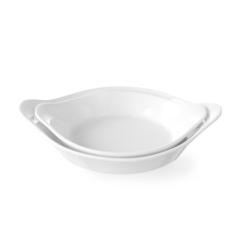 Plat &agrave; Four Rond C&eacute;ramique Professionnel 0,15L, 185x152mm - Hendi