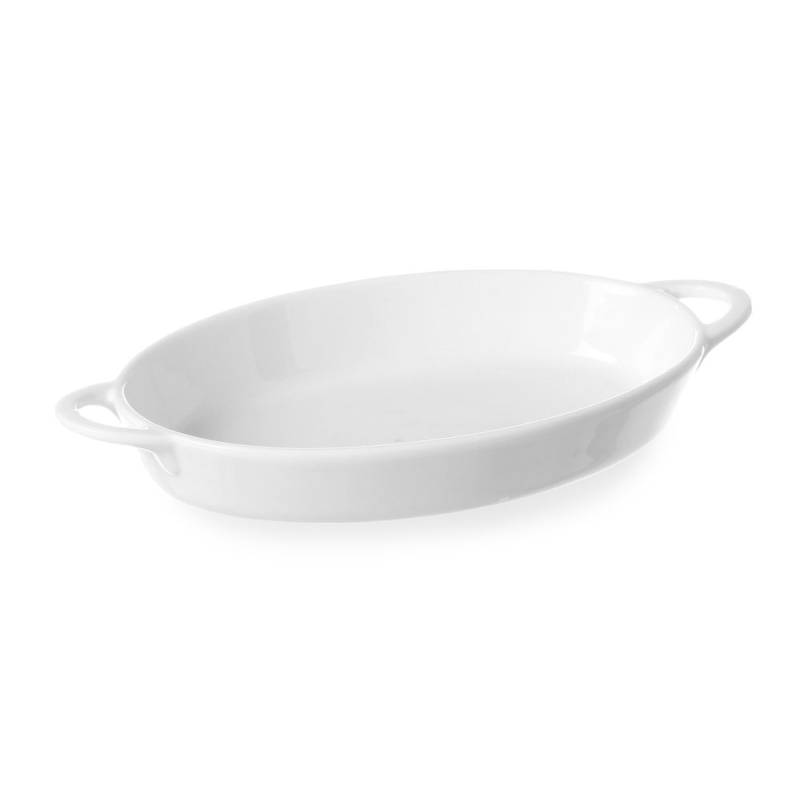 Plat &agrave; tapas ovale avec poign&eacute;es, 0,19L, 200x107mm - Hendi