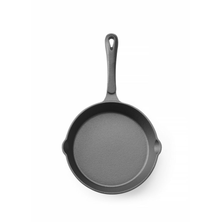 Po&ecirc;le &agrave; frire en fonte, Noir, &Oslash;200mm, Professionnel - Hendi
