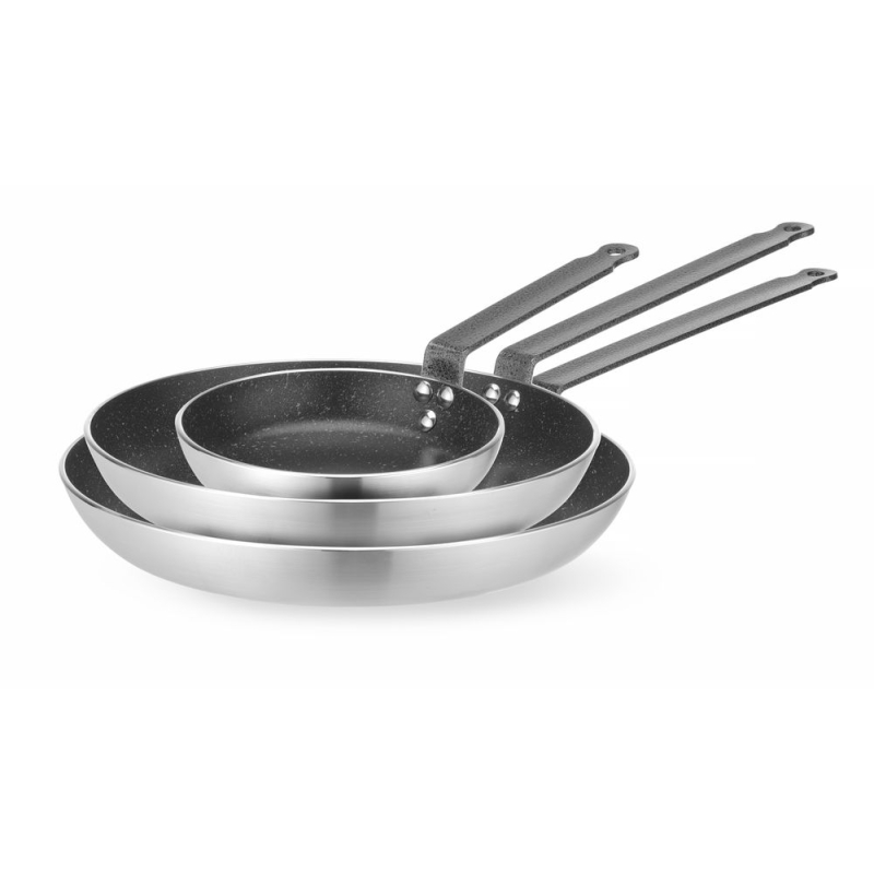 Po&ecirc;le &agrave; frire Professionnelle &Oslash;200x(H)40mm, Antiadh&eacute;sive, 0.722 KG - Hendi