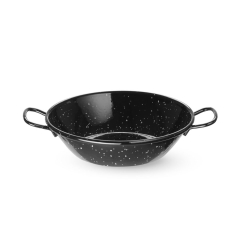 Plat &agrave; pa&euml;lla &eacute;maill&eacute; en t&ocirc;le d'acier, &Oslash;170x(H)40mm - Hendi
