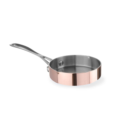 Mini Po&ecirc;le de Pr&eacute;sentation Professionnelle ⌀120x(H)30mm 3 Plis Cuivre Inox - Hendi