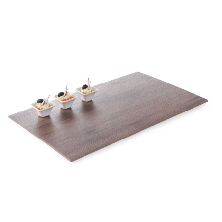 Plateau GN 1/1 Imitation Bois Antid&eacute;rapant 530x325x10mm - Hendi