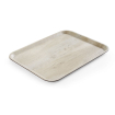 Plateau de service rectangulaire en m&eacute;lamine motif bois clair 330x430mm - Hendi