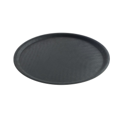 Plateau Rond Professionnel Noir ⌀400mm HENDI - Hendi
