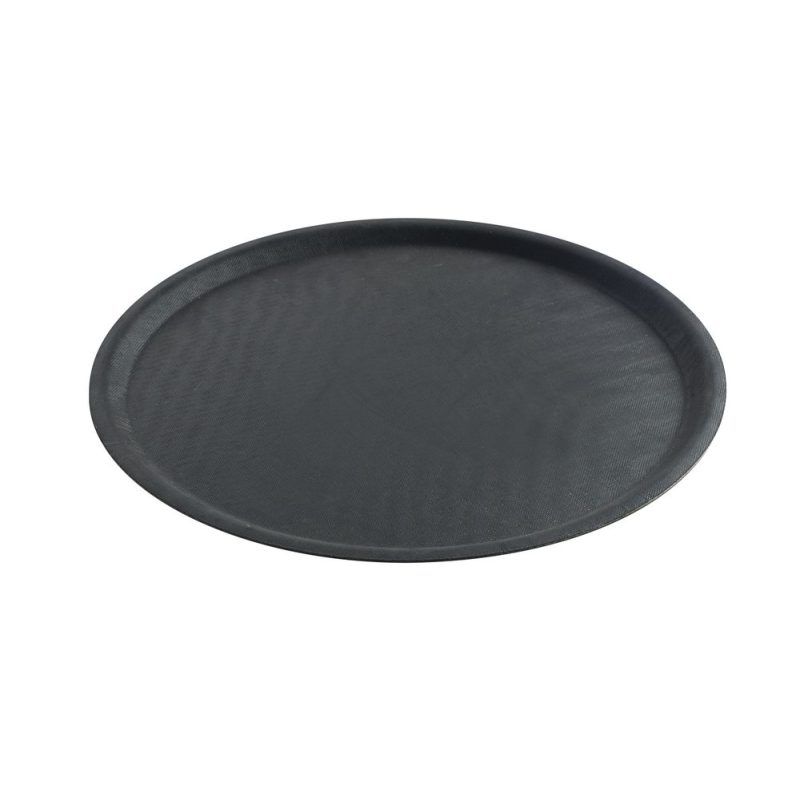 Plateau Rond Professionnel Noir ⌀400mm HENDI - Hendi