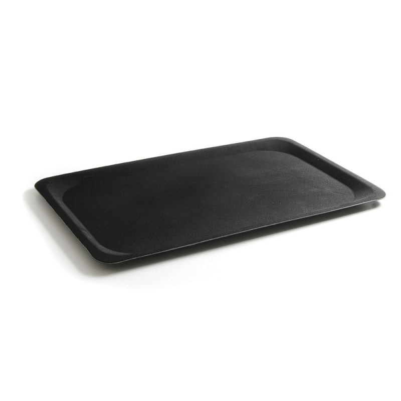 Plateau Rectangulaire GN 1/1 Noir, 528x18mm, 1kg - Hendi