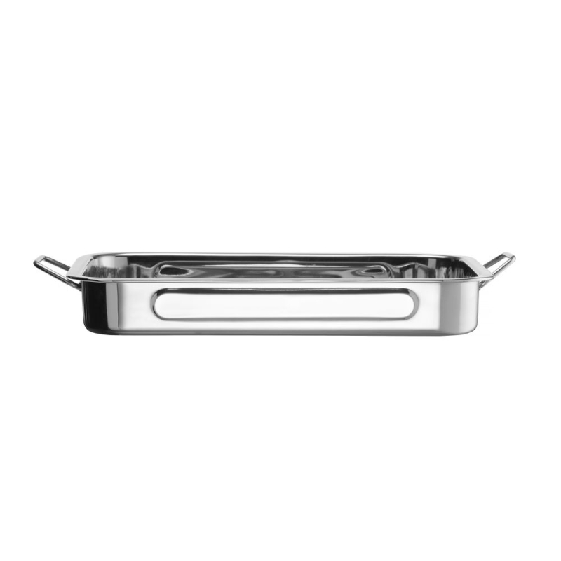 Plat &agrave; four professionnel en Inox 385x275x(H)60mm - Hendi