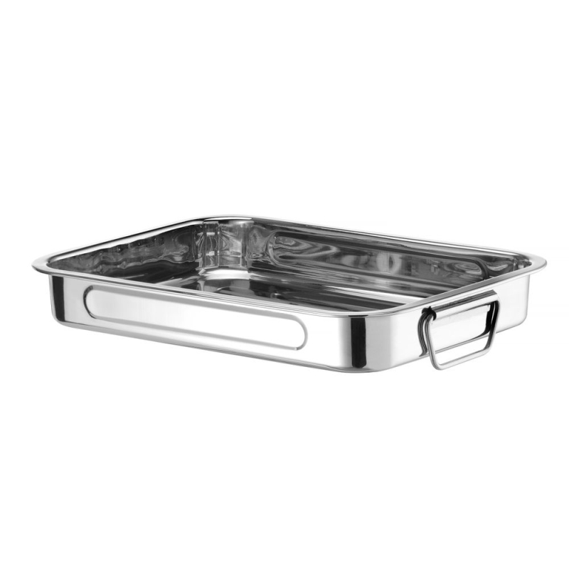 Plat &agrave; four professionnel en Inox 385x275x(H)60mm - Hendi