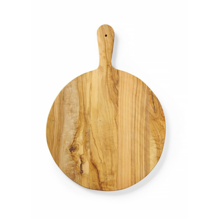 Planche &agrave; Servir en Bois d'Olivier Charcuterie Fromage &Oslash;320mm - Hendi