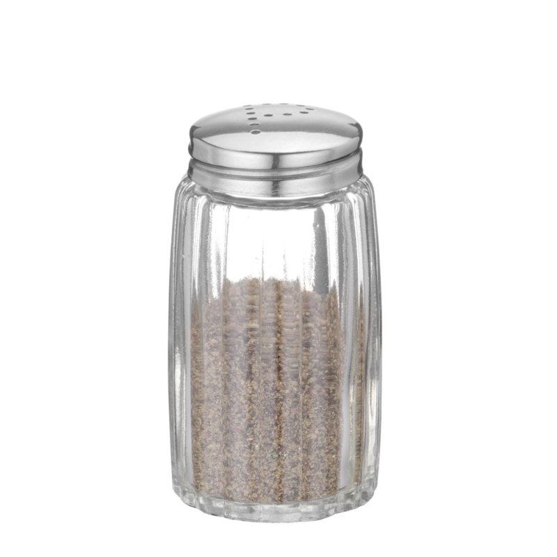 Poivri&egrave;re en Verre et Inox ⌀40x70mm - Hendi