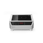 Plaque de Cuisson &agrave; Induction Professionnelle 3500W Mod&egrave;le 3500 D Profi Line, Acier Inoxydable - Hendi