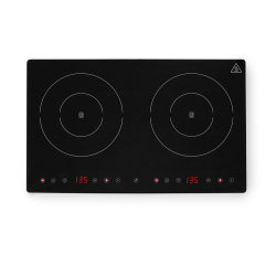 Plaque de cuisson &agrave; induction double professionnelle 3500W Kitchen Line, 608x405mm - Hendi