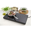 Plaque de cuisson &agrave; induction double professionnelle 3500W Kitchen Line, 608x405mm - Hendi