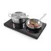 Plaque de cuisson &agrave; induction double professionnelle 3500W Kitchen Line, 608x405mm - Hendi
