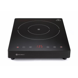 Plaque de cuisson &agrave; induction professionnelle 2000W Kitchen Line 297x411mm - Hendi