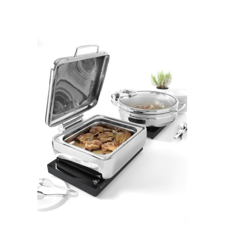 Plaque Chauffante &agrave; Induction Kitchen Line 800W, 460x315mm - Hendi