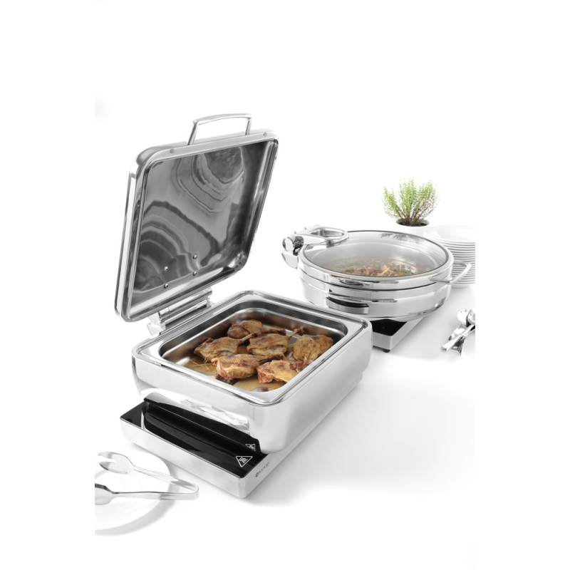 Plaque Chauffante &agrave; Induction Professionnelle 800W Kitchen Line 455x333x65mm - Hendi